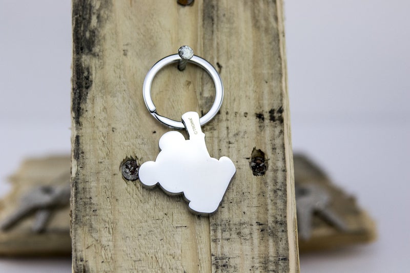 TROIKA Bamboo Panda â€“ KR10-03/CH â€“ Keyring â€“ cast Metal/Enamelâ€“ Shiny â€“ Chrome Plated â€“ Multicoloured â€“ TROIKA-Original - Image 4
